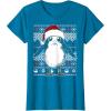 image:imageStar Wars Porg Ugly Christmas Sweater Graphic TShirt TShirtSapphire Blue