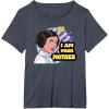 image:imageStar Wars Princess Leia I Am Your Mother Pop Color TShirtHeather Blue