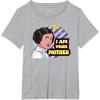 image:imageStar Wars Princess Leia I Am Your Mother Pop Color TShirtHeather Grey