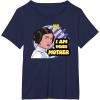 image:imageStar Wars Princess Leia I Am Your Mother Pop Color TShirtNavy Blue