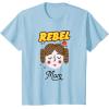 image:imageStar Wars Princess Leia Rebel Mom Mothers Day TShirt TShirtBaby Blue