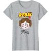 image:imageStar Wars Princess Leia Rebel Mom Mothers Day TShirt TShirtHeather Grey