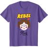 image:imageStar Wars Princess Leia Rebel Mom Mothers Day TShirt TShirtPurple Heather