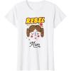 image:imageStar Wars Princess Leia Rebel Mom Mothers Day TShirt TShirtWhite
