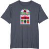image:imageStar Wars R2D2 Nordic Print Happy Holidays Christmas TShirtHeather Blue