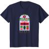image:imageStar Wars R2D2 Nordic Print Happy Holidays Christmas TShirtNavy Blue