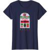 image:imageStar Wars R2D2 Nordic Print Happy Holidays Christmas TShirtNavy Blue