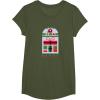image:imageStar Wars R2D2 Nordic Print Happy Holidays Christmas TShirtOlive Green