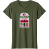 image:imageStar Wars R2D2 Nordic Print Happy Holidays Christmas TShirtOlive Green