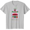 image:imageStar Wars R2D2 Nordic Print Happy Holidays Christmas TShirtSilver Grey