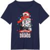 image:imageStar Wars R2D2 Seasons Greetings Droids Holiday TShirtNavy Blue
