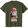 image:imageStar Wars R2D2 Seasons Greetings Droids Holiday TShirtOlive Green