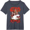image:imageStar Wars Rebel Choir Funny Holiday TShirtHeather Blue