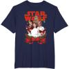 image:imageStar Wars Rebel Choir Funny Holiday TShirtNavy Blue