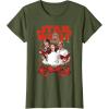 image:imageStar Wars Rebel Choir Funny Holiday TShirtOlive Green