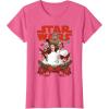 image:imageStar Wars Rebel Choir Funny Holiday TShirtPink Heather