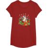 image:imageStar Wars The Force Awakens Christmas BB8 Full Of Presents TShirtCranberry Red
