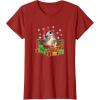 image:imageStar Wars The Force Awakens Christmas BB8 Full Of Presents TShirtCranberry Red