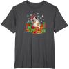 image:imageStar Wars The Force Awakens Christmas BB8 Full Of Presents TShirtDark Heather Grey