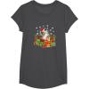 image:imageStar Wars The Force Awakens Christmas BB8 Full Of Presents TShirtDark Heather Grey