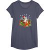 image:imageStar Wars The Force Awakens Christmas BB8 Full Of Presents TShirtHeather Blue