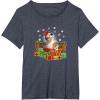 image:imageStar Wars The Force Awakens Christmas BB8 Full Of Presents TShirtHeather Blue