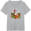 image:imageStar Wars The Force Awakens Christmas BB8 Full Of Presents TShirtHeather Grey