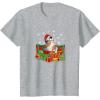 image:imageStar Wars The Force Awakens Christmas BB8 Full Of Presents TShirtHeather Grey