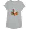image:imageStar Wars The Force Awakens Christmas BB8 Full Of Presents TShirtHeather Grey