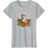 image:imageStar Wars The Force Awakens Christmas BB8 Full Of Presents TShirtHeather Grey