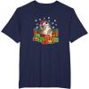 image:imageStar Wars The Force Awakens Christmas BB8 Full Of Presents TShirtNavy Blue