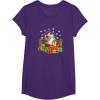 image:imageStar Wars The Force Awakens Christmas BB8 Full Of Presents TShirtPurple