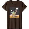 image:imageStar Wars The Mandalorian Grogu Christmas Holiday Candy Cane TShirtBrown