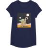 image:imageStar Wars The Mandalorian Grogu Christmas Holiday Candy Cane TShirtNavy Blue