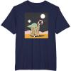 image:imageStar Wars The Mandalorian Grogu Christmas Holiday Candy Cane TShirtNavy Blue
