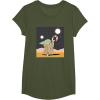 image:imageStar Wars The Mandalorian Grogu Christmas Holiday Candy Cane TShirtOlive Green