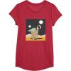 image:imageStar Wars The Mandalorian Grogu Christmas Holiday Candy Cane TShirtRed Heather
