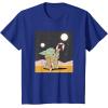 image:imageStar Wars The Mandalorian Grogu Christmas Holiday Candy Cane TShirtRoyal Blue