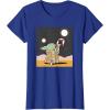 image:imageStar Wars The Mandalorian Grogu Christmas Holiday Candy Cane TShirtRoyal Blue