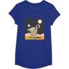 image:imageStar Wars The Mandalorian Grogu Christmas Holiday Candy Cane TShirtRoyal Blue