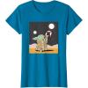 image:imageStar Wars The Mandalorian Grogu Christmas Holiday Candy Cane TShirtSapphire Blue