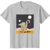 image:imageStar Wars The Mandalorian Grogu Christmas Holiday Candy Cane TShirtSilver Grey