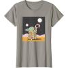 image:imageStar Wars The Mandalorian Grogu Christmas Holiday Candy Cane TShirtSlate Grey