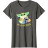 image:imageStar Wars The Mandalorian Grogu Easter Egg Cellent Bounty TShirtAsphalt Grey