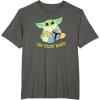 image:imageStar Wars The Mandalorian Grogu Easter Egg Cellent Bounty TShirtAsphalt Grey