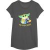 image:imageStar Wars The Mandalorian Grogu Easter Egg Cellent Bounty TShirtAsphalt Grey