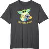 image:imageStar Wars The Mandalorian Grogu Easter Egg Cellent Bounty TShirtDark Heather Grey