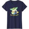 image:imageStar Wars The Mandalorian Grogu Easter Egg Cellent Bounty TShirtNavy Blue