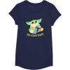 image:imageStar Wars The Mandalorian Grogu Easter Egg Cellent Bounty TShirtNavy Blue
