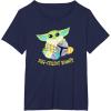 image:imageStar Wars The Mandalorian Grogu Easter Egg Cellent Bounty TShirtNavy Blue